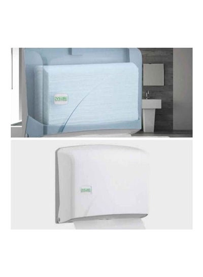 Buy Plastic Towel Dispenser Paper 200 PaperWith Towel  Dispenser Paper  200 Papers White in Egypt