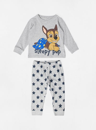 Buy Boys Paw Patrol Pyjama Set Grey in UAE