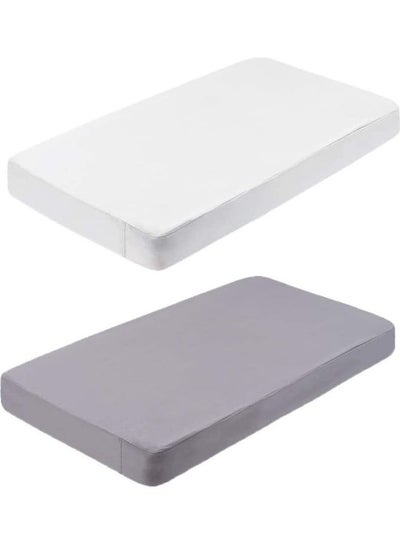 Buy 2 Piece Fitted Crib Sheet for Standard Crib and Toddler Mattresses in Egypt