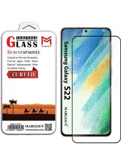 Buy Screen Protector For Samsung Galaxy S22 5G Clear/Black in Saudi Arabia