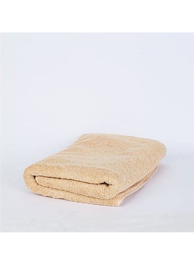 Buy Bath Towel Beige 70x140cm in Egypt