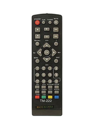 Buy Remote Control A81078 For Truman 222 HD Receiver Black in Egypt