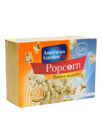 Buy Lite Butter Popcorn Bag 3 Piece 240grams Pack of 3 in UAE