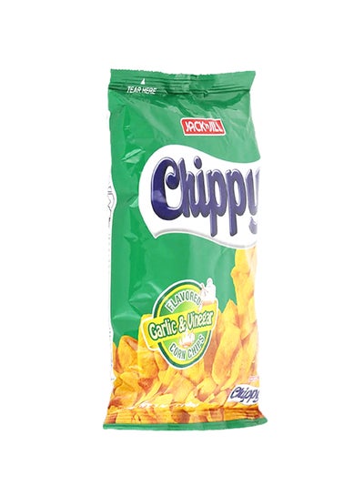 Buy Garlic And Vinegar Flavoured Corn Chips 110grams in UAE