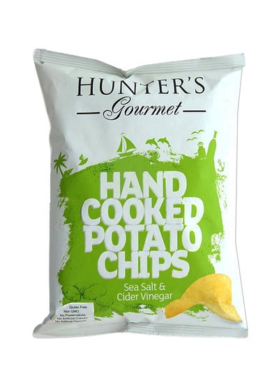 Buy Hand Cooked Potato Chips Sea Salt And Cider Vinegar 125grams in UAE