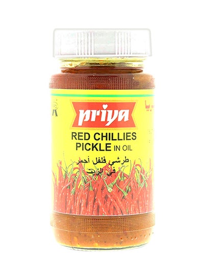 Buy Red Chillies Pickle In Oil 300grams in UAE