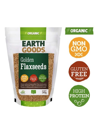 اشتري Organic High Protein Gluten-Free Golden Flaxseeds 340g في الامارات