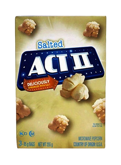 Buy Microwave Salted Popcorn 85grams Pack of 3 in UAE