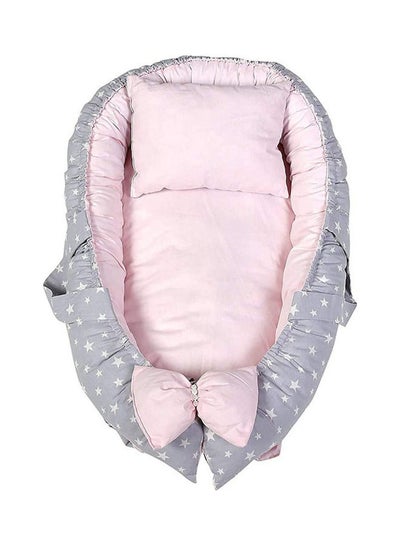 Buy Baby Lounger Double-Sided Nest with Pillow Adjustable Newborn in Egypt