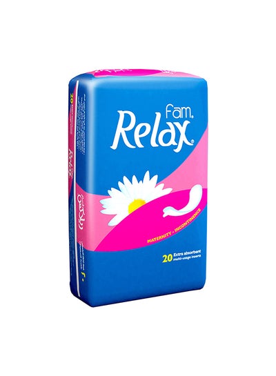 Buy Relax Feminine Napkins Maternity 20 Pads in Saudi Arabia