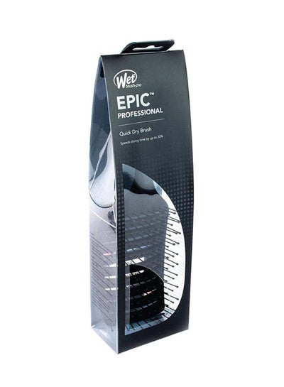 Buy Epic Quick Dry Vent Brush Black 85grams in UAE