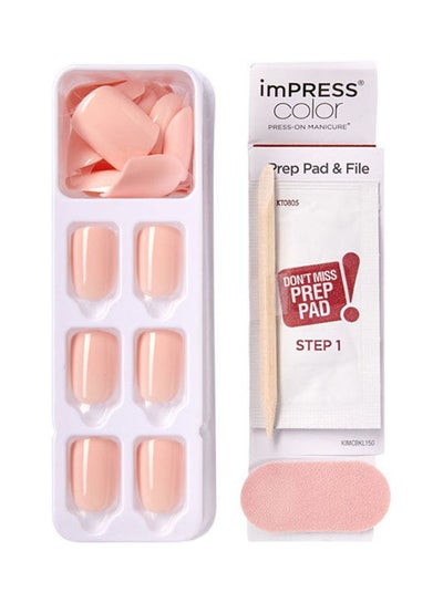 Buy Impress 30 Nails Kimc009 pink in Egypt