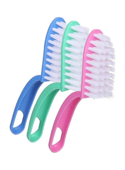 Buy Plastic Fish Cleaning Brush Set 3 Pieces Multicolor in Egypt