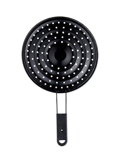 اشتري Round Burning Rice Preventer With Stainless Steel Handle Black 116جم في مصر