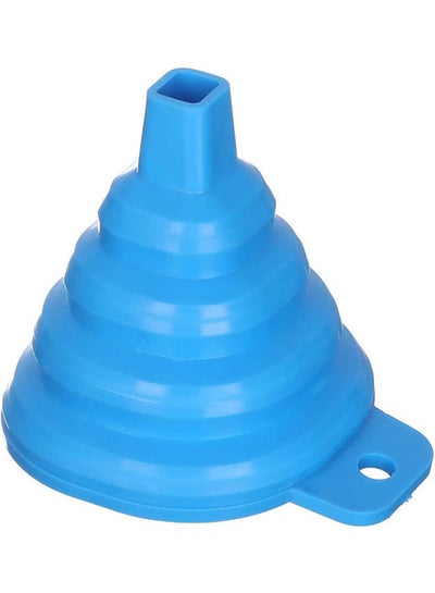 Buy Foldable Silicone Funnel Blue in Egypt