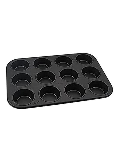 اشتري Zenker 5 Rectangle Cup Cake Mould Black في مصر