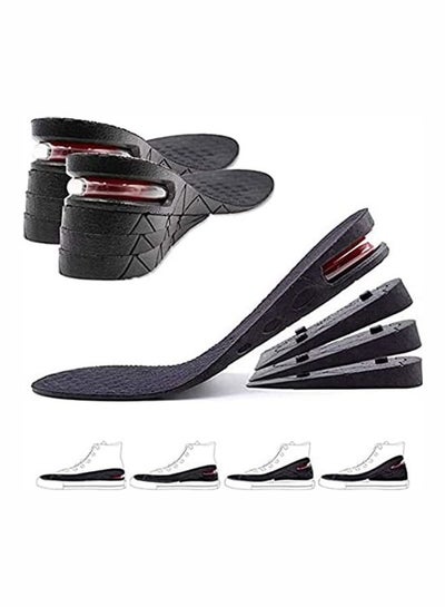 Buy Increase Insoles Variable Height 4 Layer Black in UAE