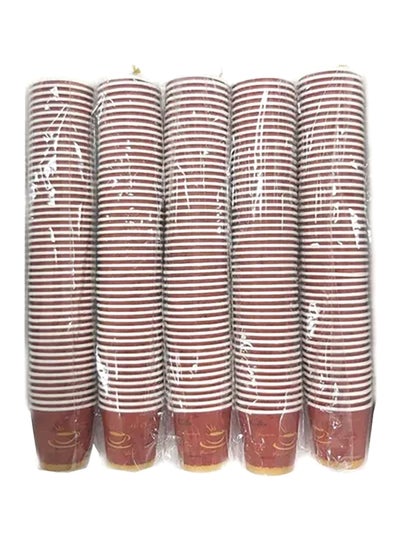 Buy 250-Piece Paper Kahwa Cups Multicolour in UAE