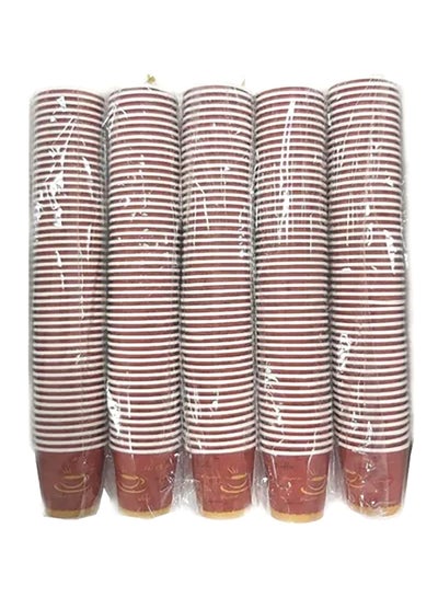 Buy 500-Piece Paper Kahwa Cups Multicolour in UAE