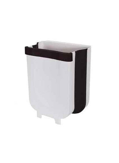 Buy Kitchen Portable Trash Can White 28.6x25.3x17.5cm in Egypt