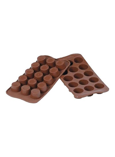 Buy Silicone Cupcake Work Forms Brown in Egypt