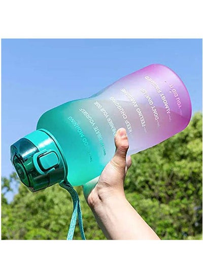 Buy Gym Fitness & Travel Violin Sports Drinking Bottle Multicolour 2Liters in Egypt