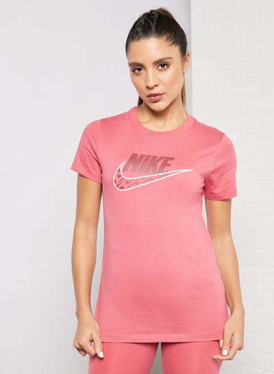 Buy NSW Icon Clash T-Shirt Pink in UAE