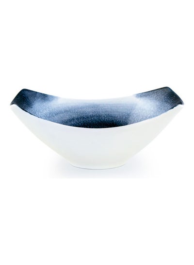 Buy Reactive Scandi Salad Bowl Blue 25cm in UAE