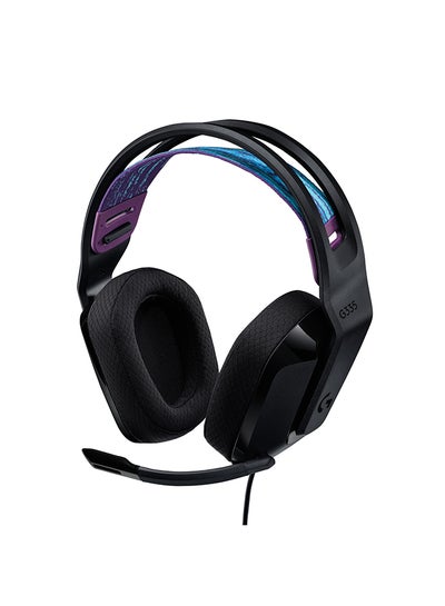 Buy G335 Wired Gaming Headset With Flip to Mute Microphone, 3.5mm Audio Jack, Memory Foam Earpads, Lightweight, Compatible with PC, PlayStation, Xbox in Egypt