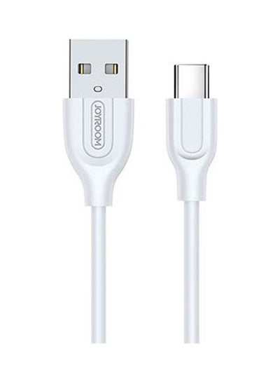 Buy S-L352 1M Type-C  Mobile Charging Cable White in Egypt