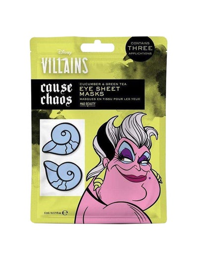 Buy Disney Villains Cause Chaos Eye Sheet Mask 5ml in UAE
