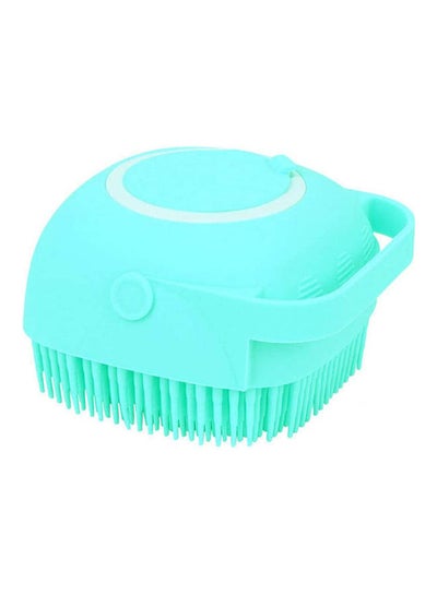 Buy Silicone Body Scrubber-Silicone Loofah, Bath Brush That Can Be Filled With Soap, Soft Texture, Easy To Clean, Good Foaming Effect Blue 80grams in UAE