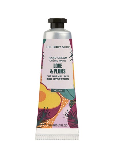 Buy Love & Plums Hand Cream White 30ml in UAE