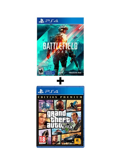 Buy Gta V Premium Edition + Battlefield 2042 PS4 - PlayStation 4 (PS4) in Egypt