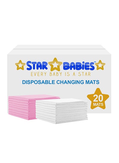 Buy Disposable Changing Mat, Pack of 20 in UAE