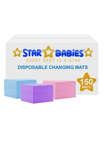 Buy Disposable Changing Mat, Pack of 150 in UAE