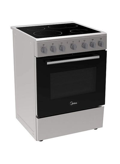 اشتري 4 Cooking zone Ceramic Cooker 60 X 60 cm, Full Safety, Silver, 1 Year Warranty VC6814 فضي/أسود في الامارات