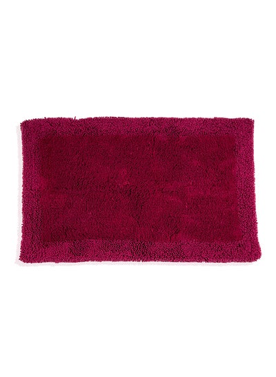 اشتري Deluxe Cotton Viscose Bathmat Sangria 53x86x0.5cm في الامارات