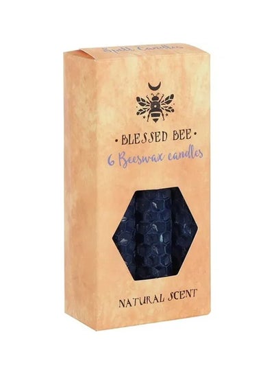 اشتري 6-Piece Blessed Bee Spell Protection & Wisdom Candle Blue 11cm في الامارات