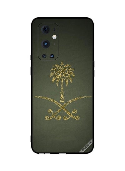 Buy Protective Case Cover for OnePlus 9 Pro Ksa National Sign Vintage Multicolour in Saudi Arabia