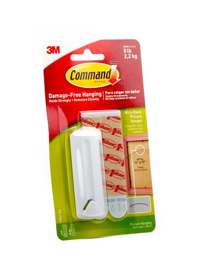Command Wire-Backed Picture Hanger 17041 White