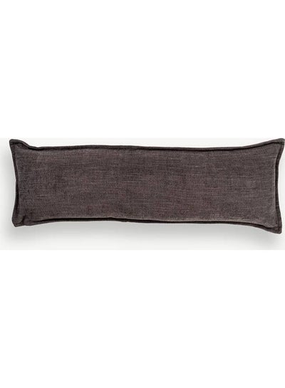 Buy Kenza Filled Cushion Polyester Coffee 30x10x90cm in UAE