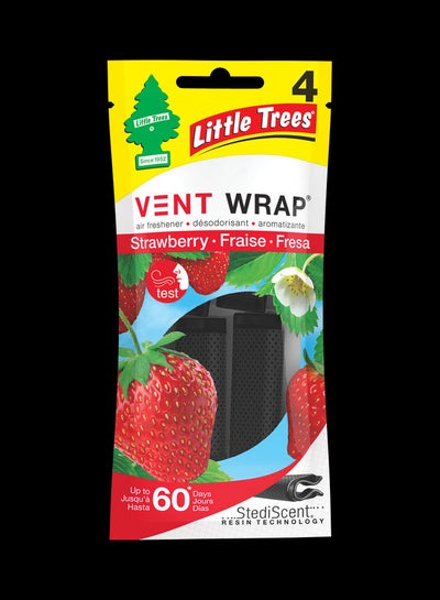 Buy Little Trees Vent Wrap Strawberry Car Air Freshener in UAE