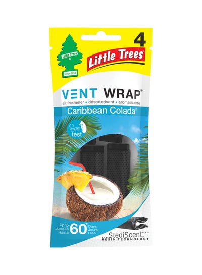 Buy Vent Wrap Caribbean Colada Car Air Freshener in UAE