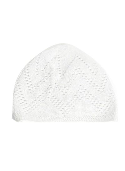 Buy Premium Turkish Quality Muslim Cap White in UAE