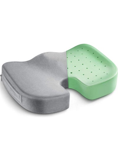 Buy Seat Cushion For Office Chair Grey 45x35x7cm in UAE