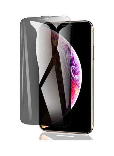 Buy Knight Series Tempered Film 2.5D Full Screen Privacy For Iphone 11 Pro Max Black in Egypt