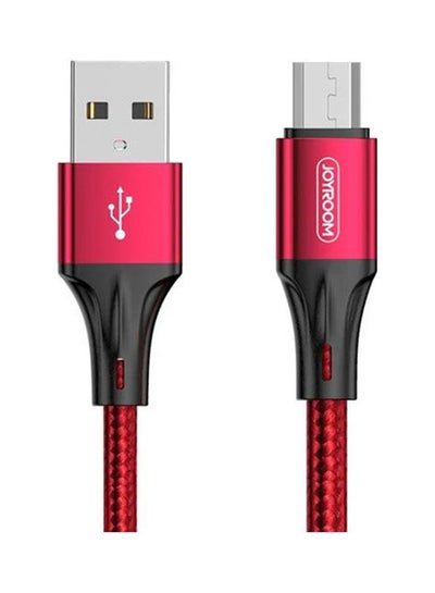 Buy S-0230N1 Micro Fast Charging And Data Cable Red in Egypt