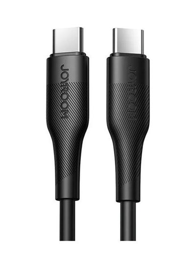 Buy S-02530M3 Type-C To Type-C Fast Charging Cable Power Delivery 60W Black in Egypt