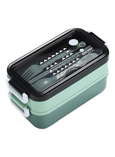اشتري Leakproof Lunch Box Green 22cm في السعودية